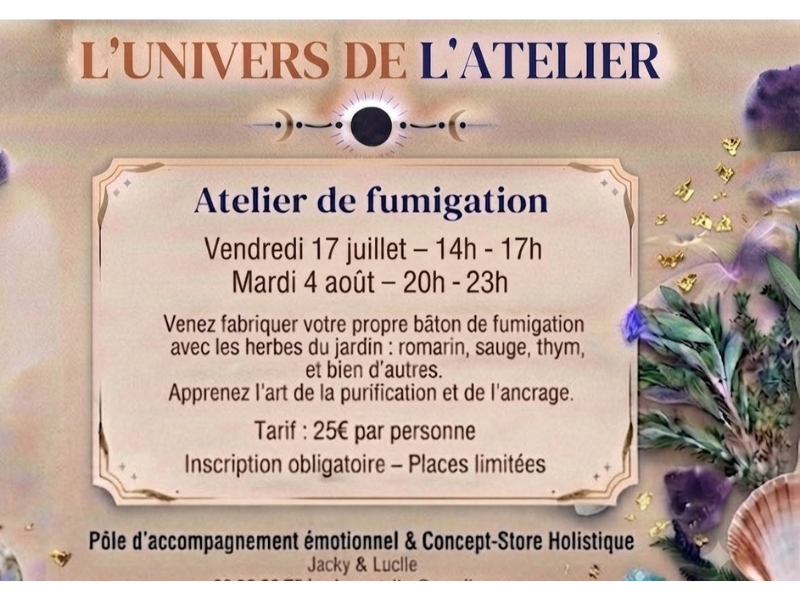 Atelier de fumigation