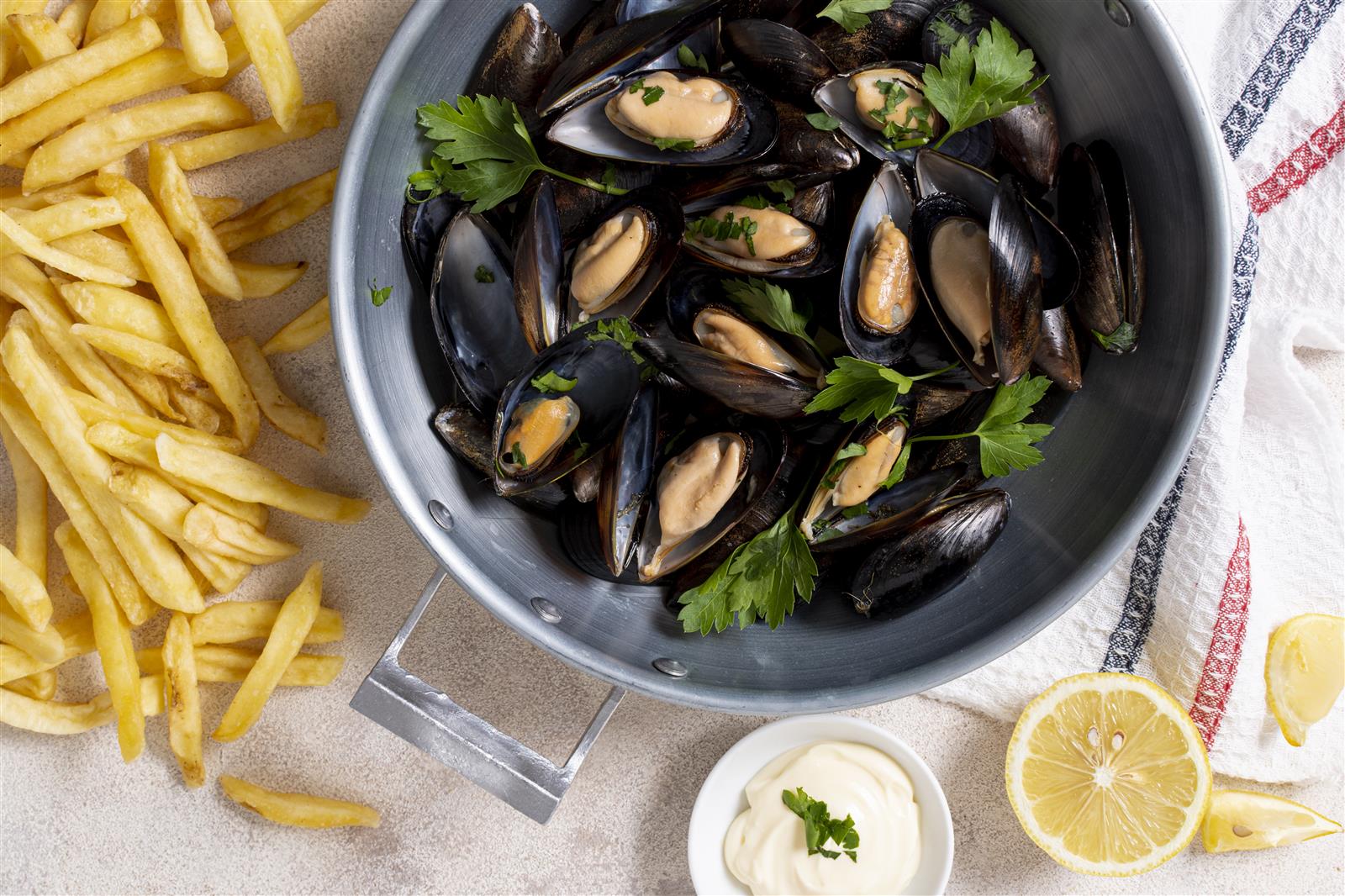 Soirée moules frites et karaoké