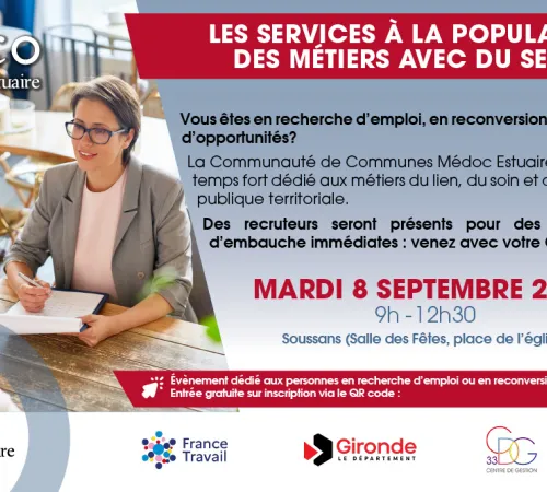 Forum des métiers et de l’emploi: Les services à la population, des métiers avec du sens !