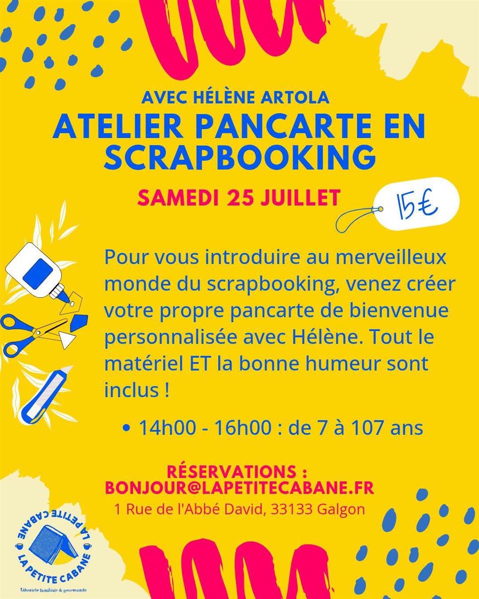 Atelier pancarte en scrapbooking à la Petite C ...