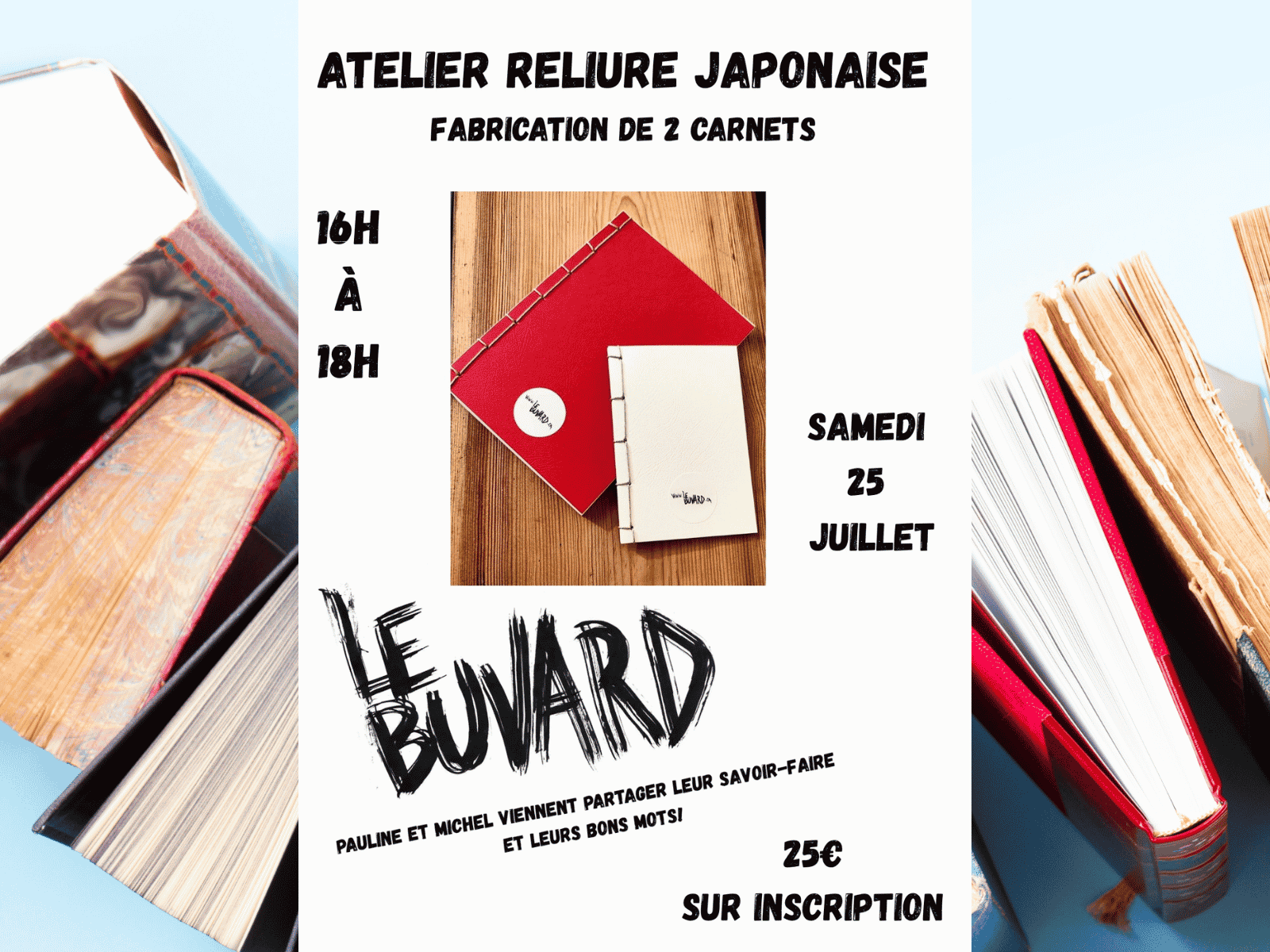 Atelier reliure japonaise avec les éditions du ...