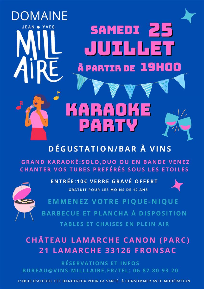 Karaoke party au Domaine Jean-Yves Millaire