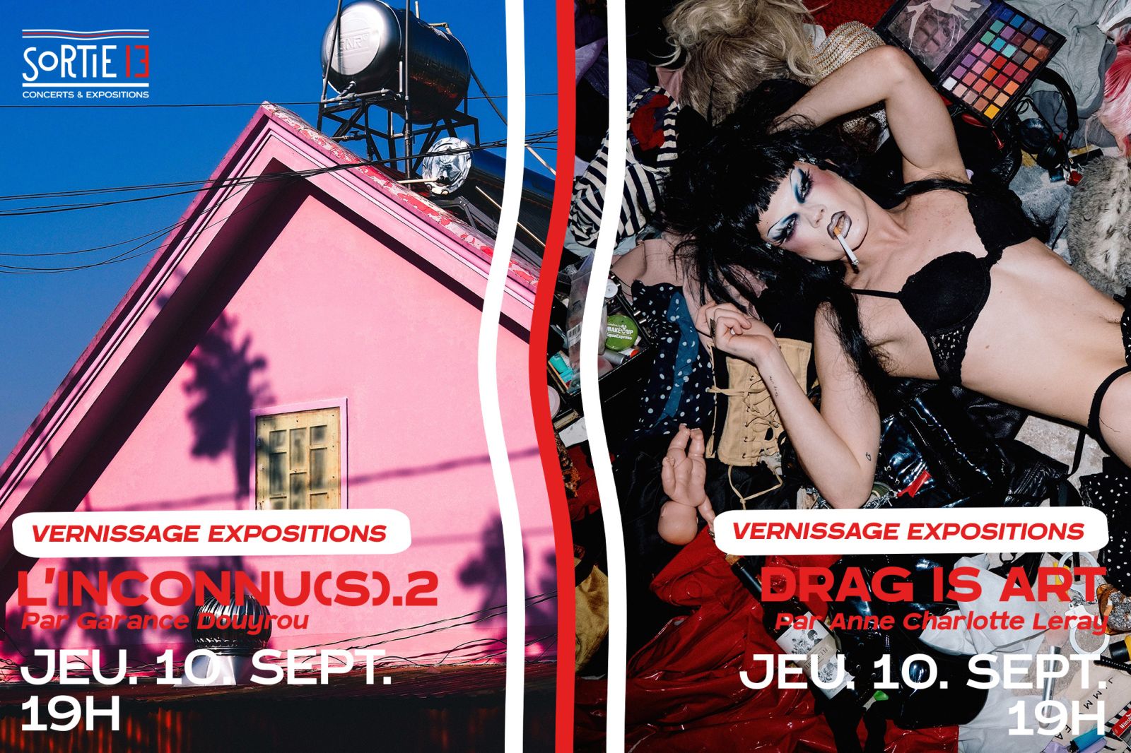 Vernissage expositions : L’inconnu(s).2 + Drag ...