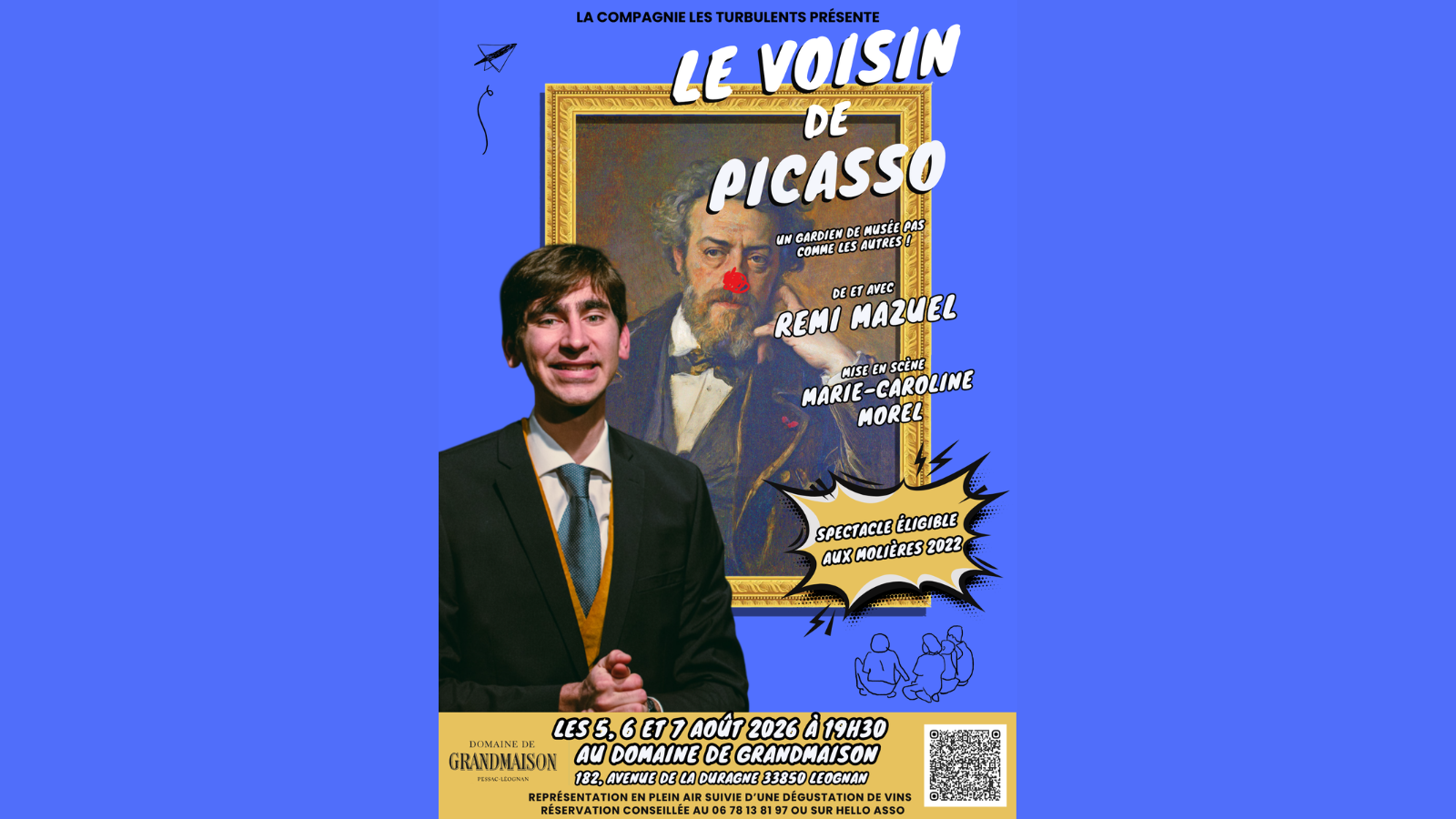 Théâtre à Grandmaison "LE VOISIN DE PICASSO" - ...