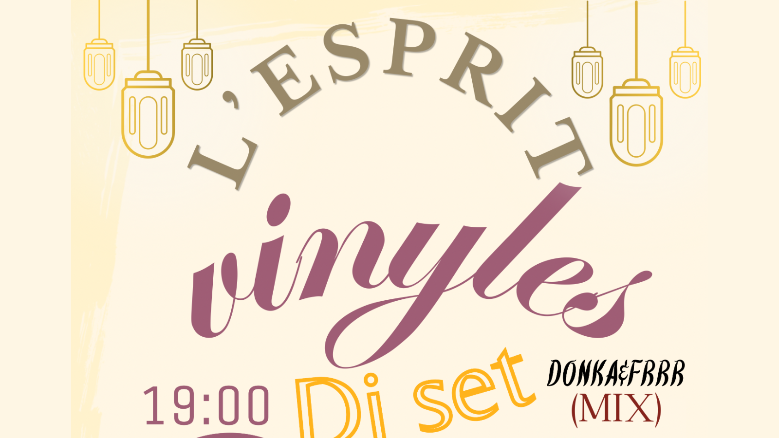 DJ Set Vinyles à l'Esprit des Vins