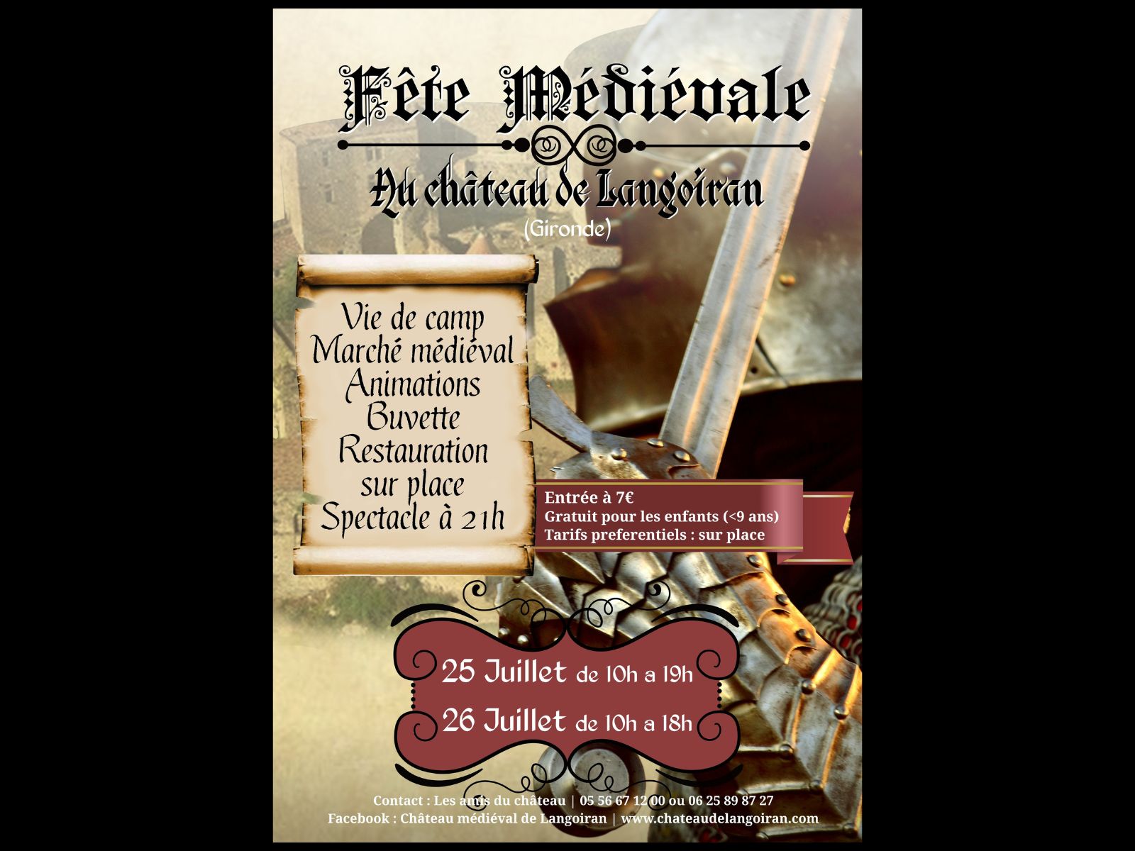 Journées médiévales et marché artisanal du châ ...
