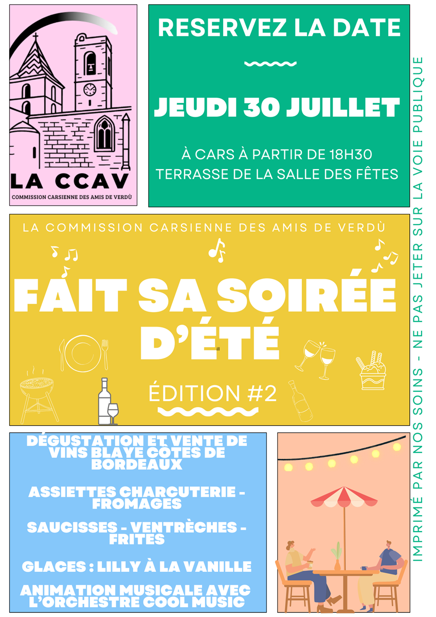 La CCAV fait sa soirée d'été