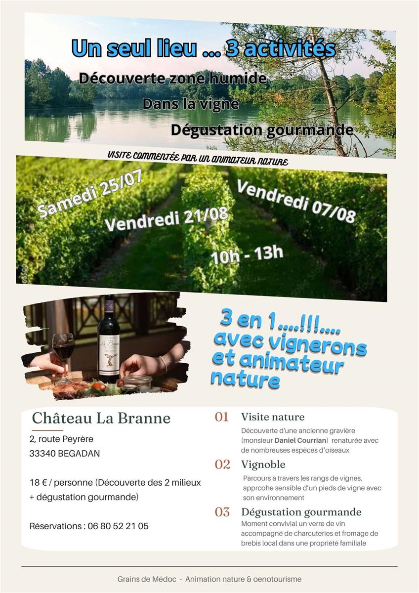 Visite nature, vignoble et gourmande au Châtea ...