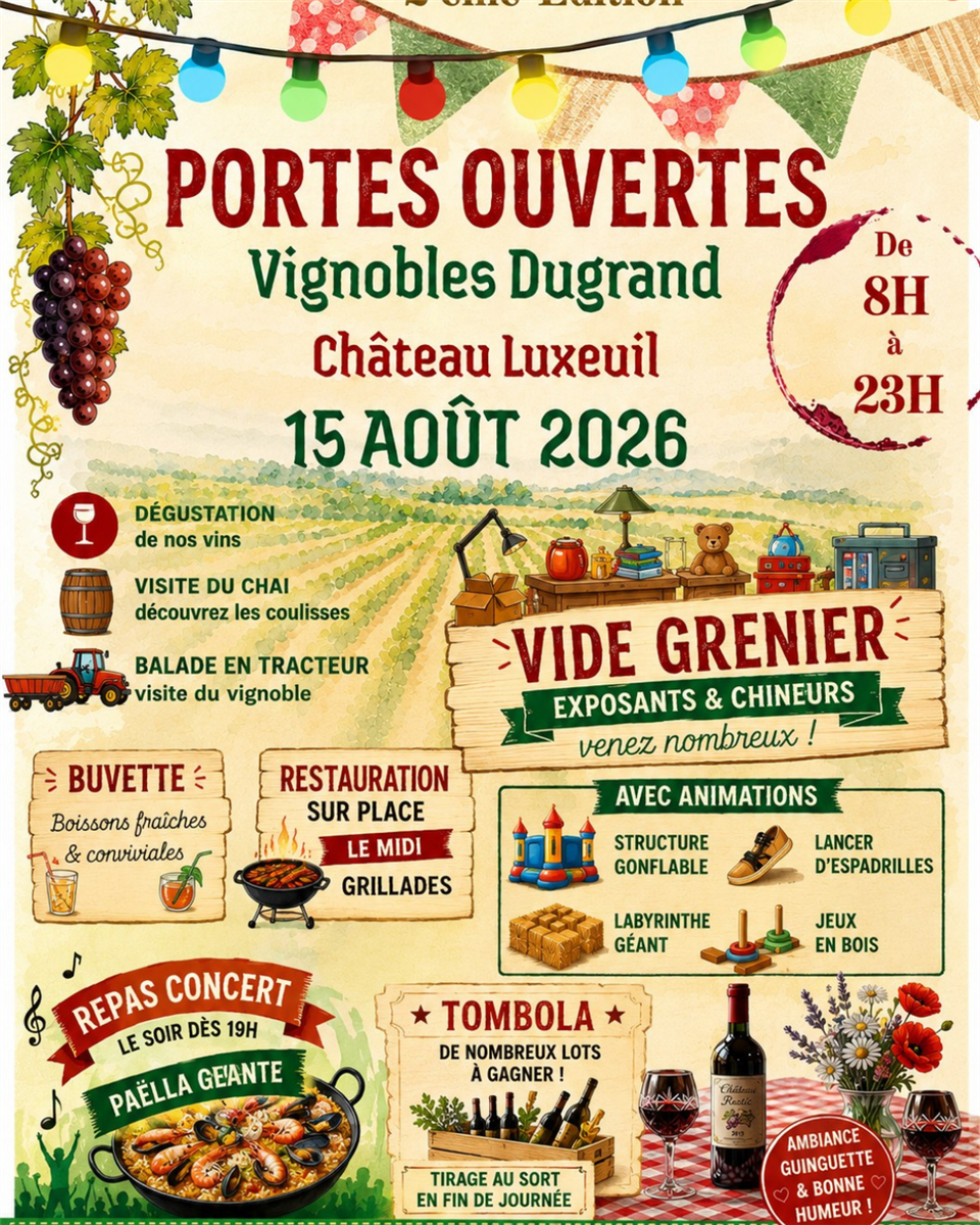Portes Ouvertes Vignobles Dugrand