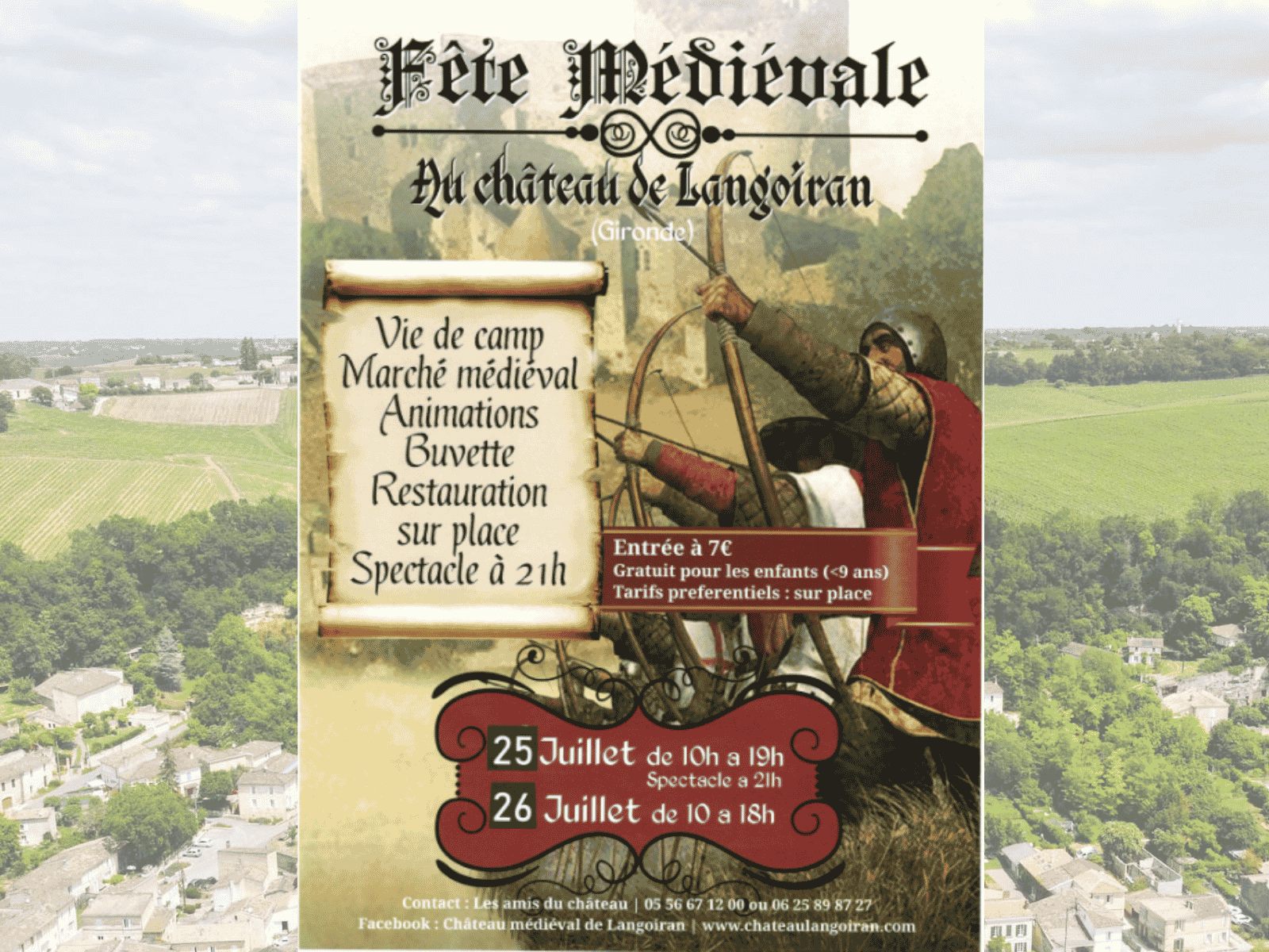 Fête médiévale et marché artisanal