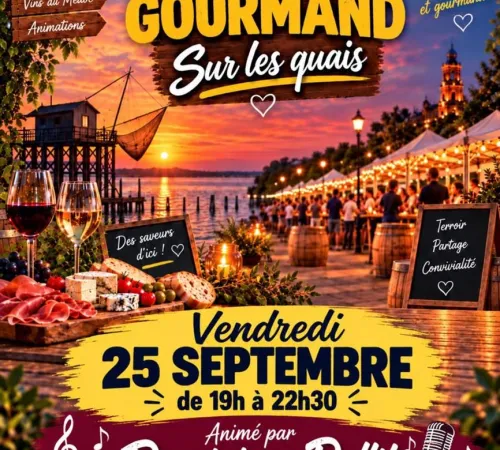 Marché nocturne et gourmand à Pauillac