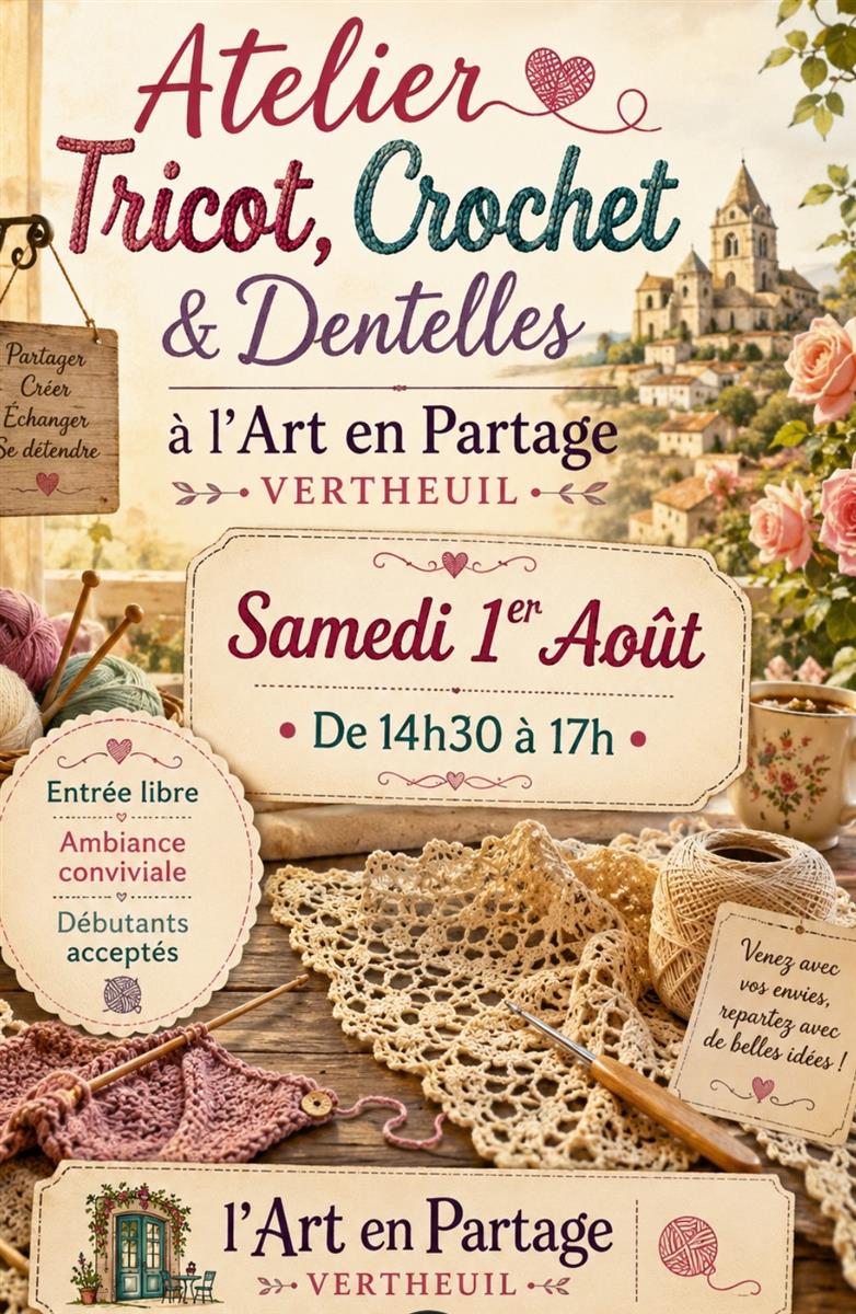 Atelier Tricot, Crochet & Dentelles à l'Art en ...