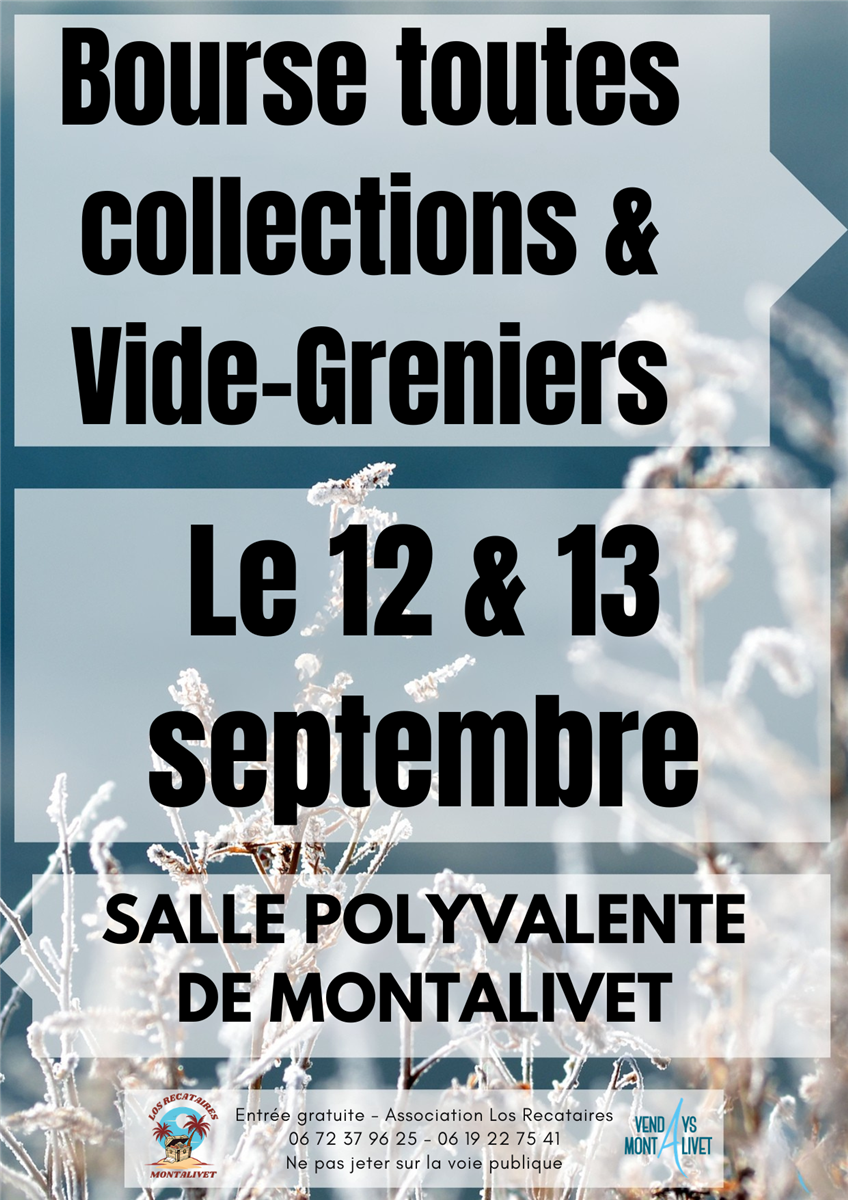 Bourses toutes collections et vide-greniers