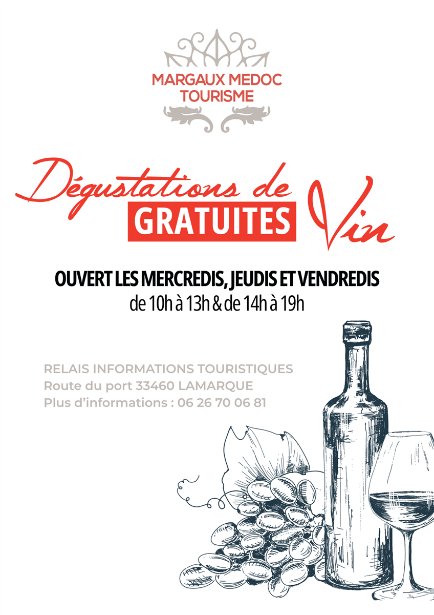 Les dégustations gratuites du RIT à Lamarque