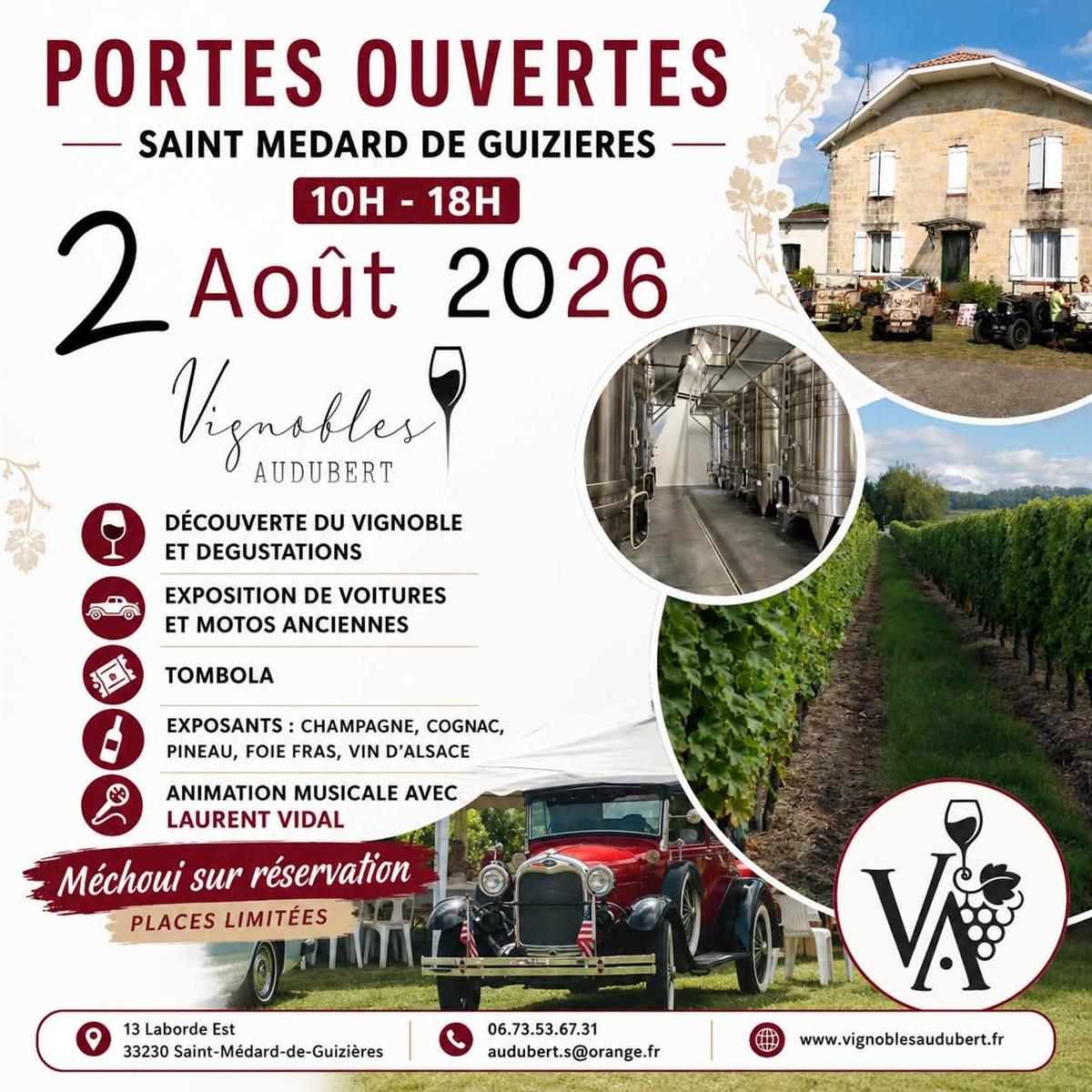 Les Vignobles Audubert - Portes Ouvertes