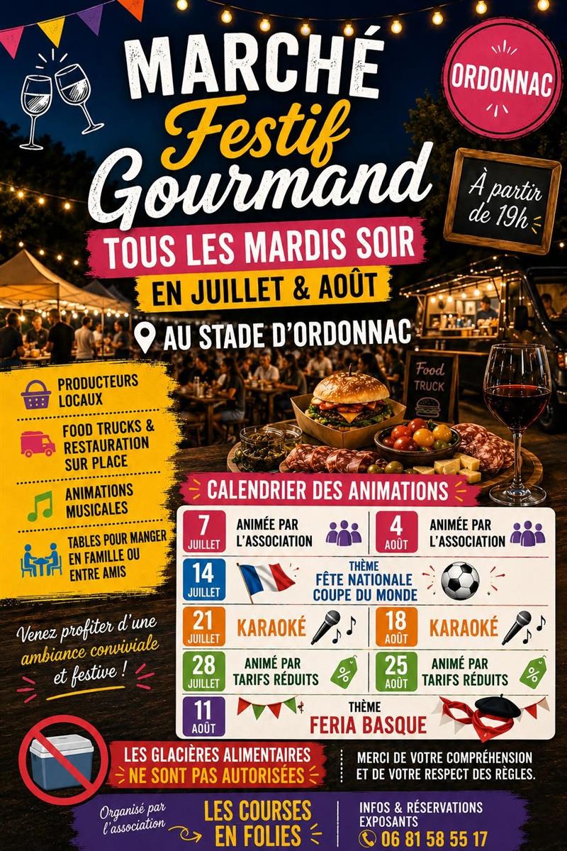 Les Marchés festifs des Courses en Folies