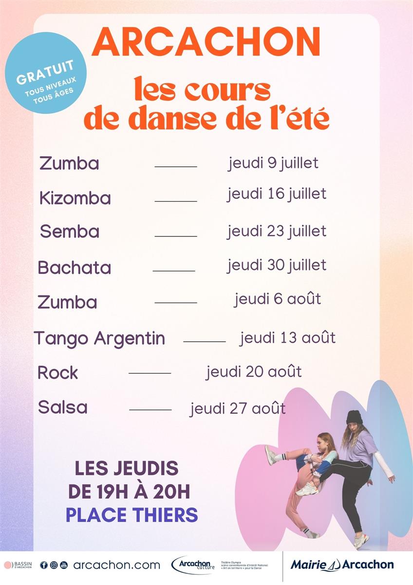 Les cours de danse de l'été