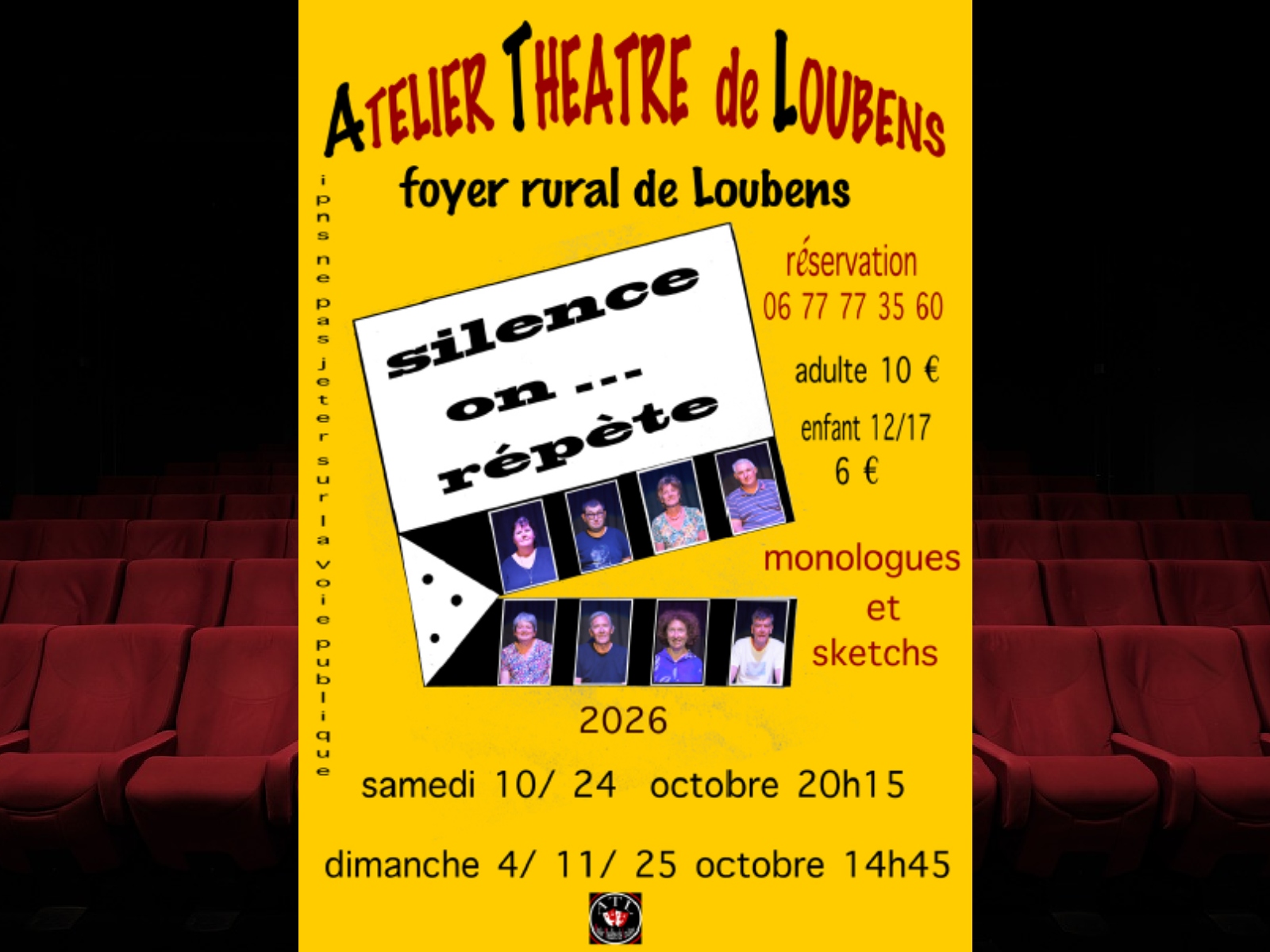 Silence on... répète