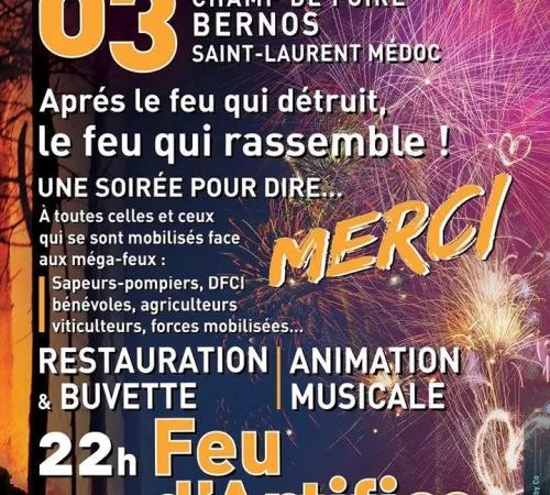 Une soirée pour dire MERCI