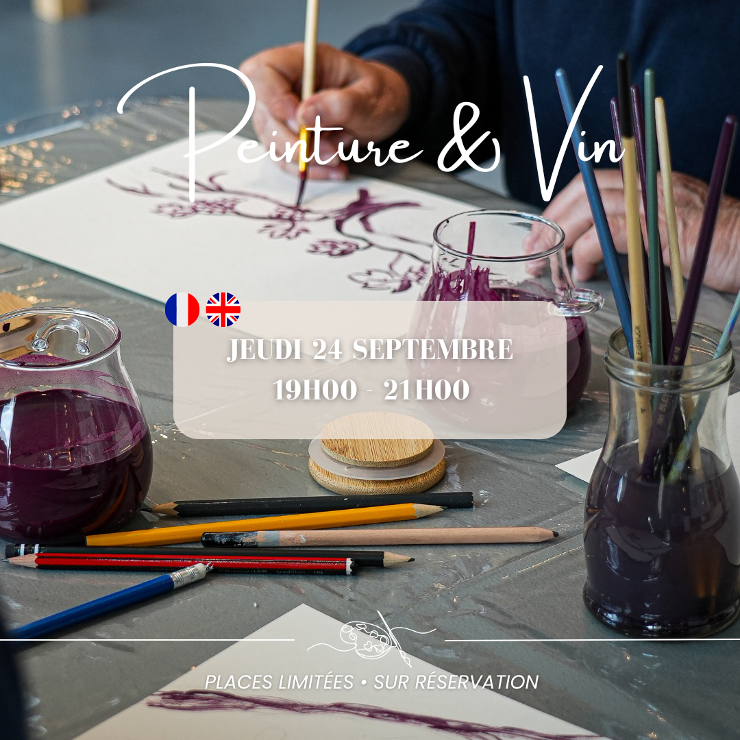Peinture lie de vin au Château Larose-Trintaudon