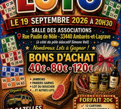 LOTO DES GAZ'TILLES EN FOLIE