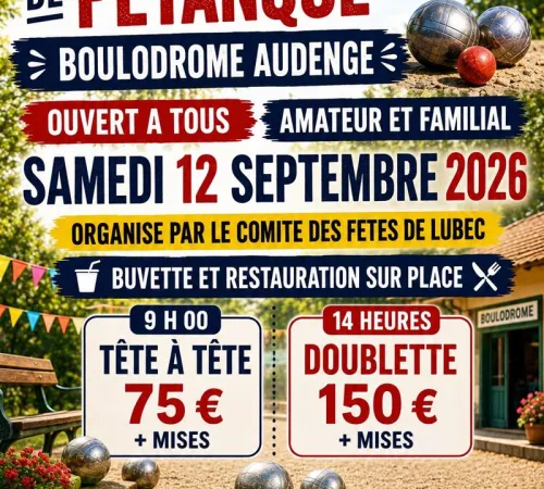 Concours de pétanque
