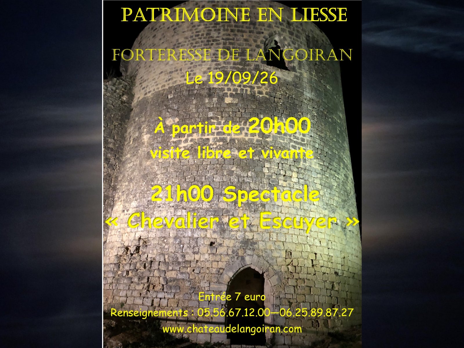 Patrimoine en liesse : Chevalier et Ecuyer