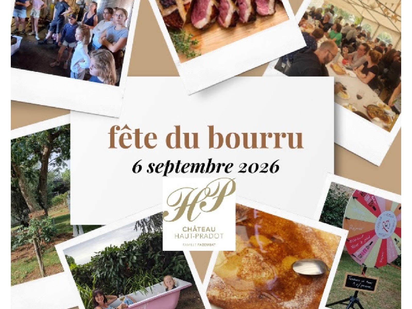 Le bourru en fête au château Haut-Pradot