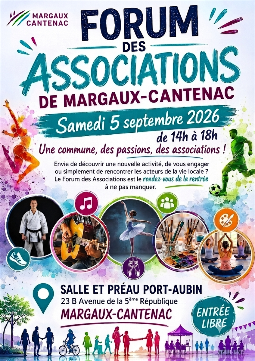 Forum des associations à Margaux-Cantenac