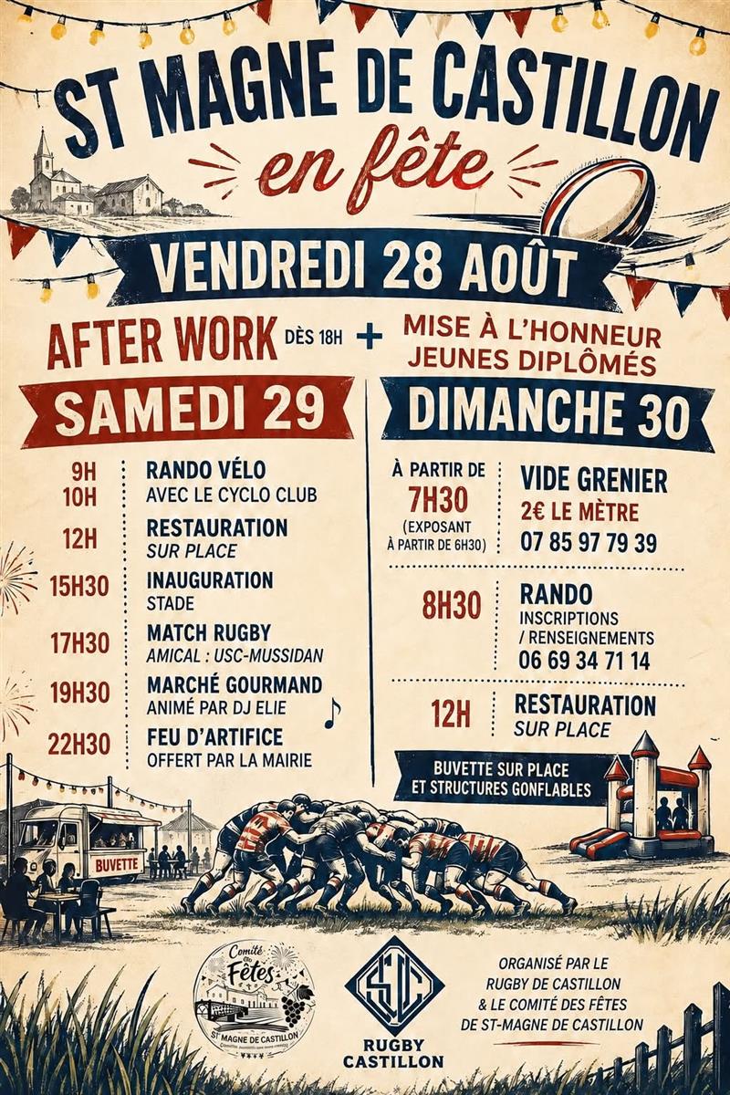 Saint Magne de Castillon en Fête