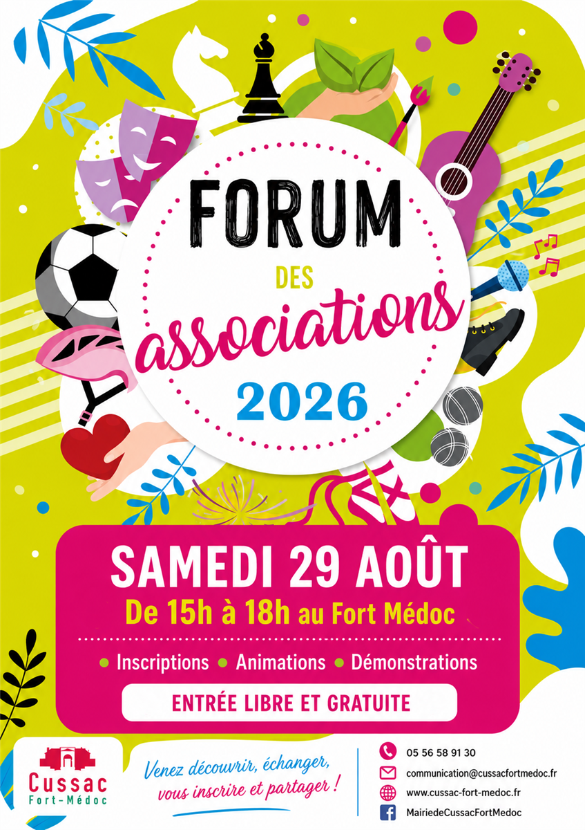 Forum des associations à Cussac-Fort-Médoc
