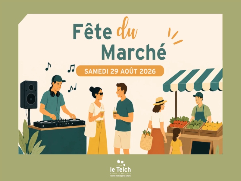 Fête du marché au Teich !