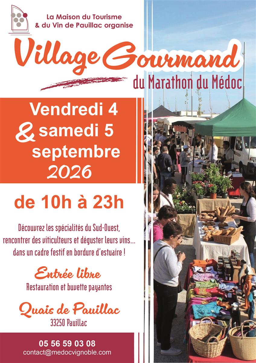 Village gourmand du Marathon du Médoc