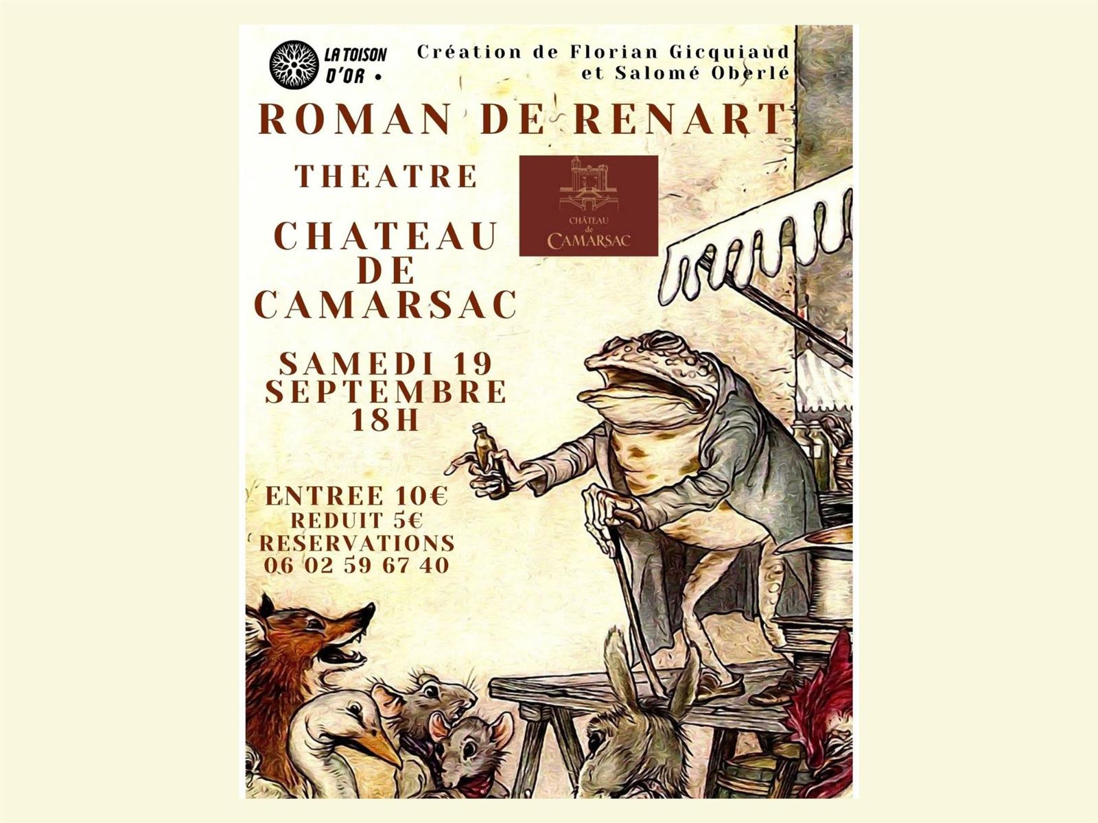 Pièce de théâtre "Roman de Renart" au Château  ...