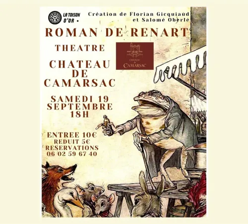 Pièce de théâtre "Roman de Renart" au Château de Camarsac