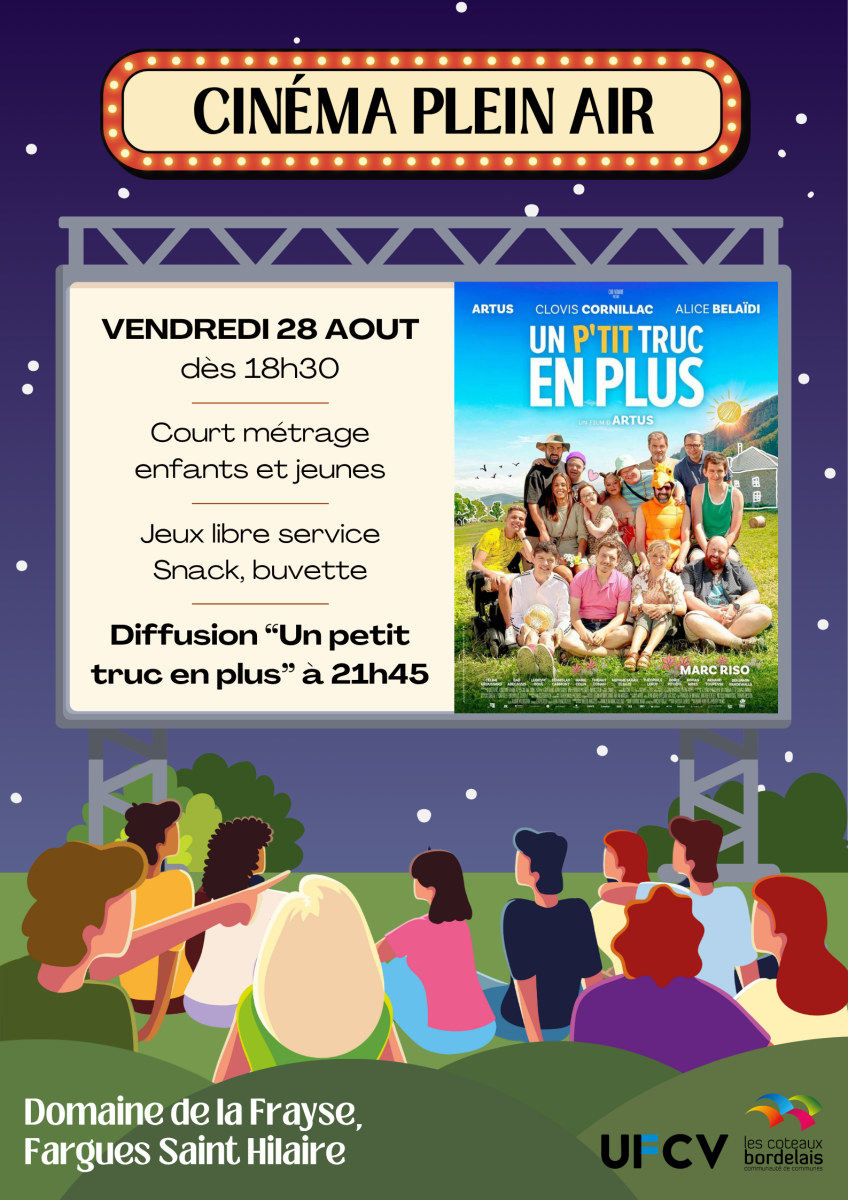 Cinéma en Plein air - "Un petit truc en plus"