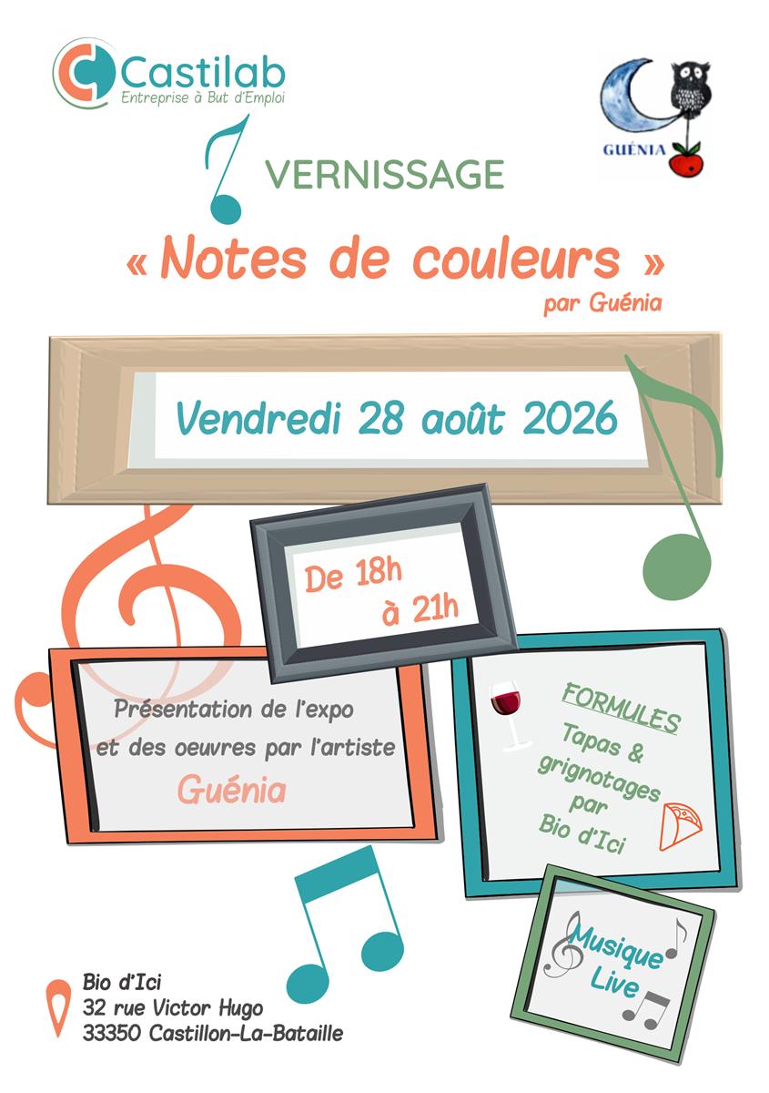 Vernissage exposition "Notes de couleurs" par  ...