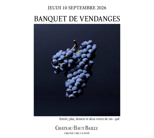 Banquet de vendanges au Château Haut-Bailly