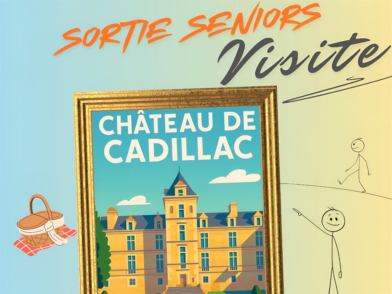 Sortie séniors : visite du château de Cadillac