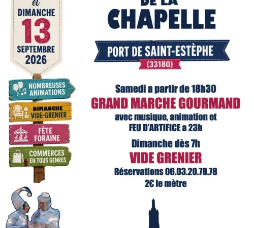 Foire de la Chapelle de Saint-Estèphe