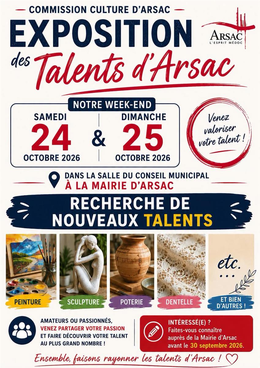 Exposition des talents d'Arsac