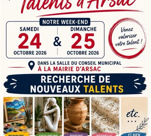 Exposition des talents d'Arsac
