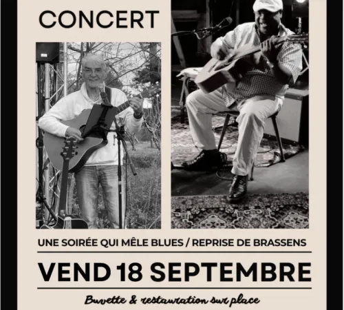 Blues, Brassens, et bonne humeur à la Maison des Acacias !