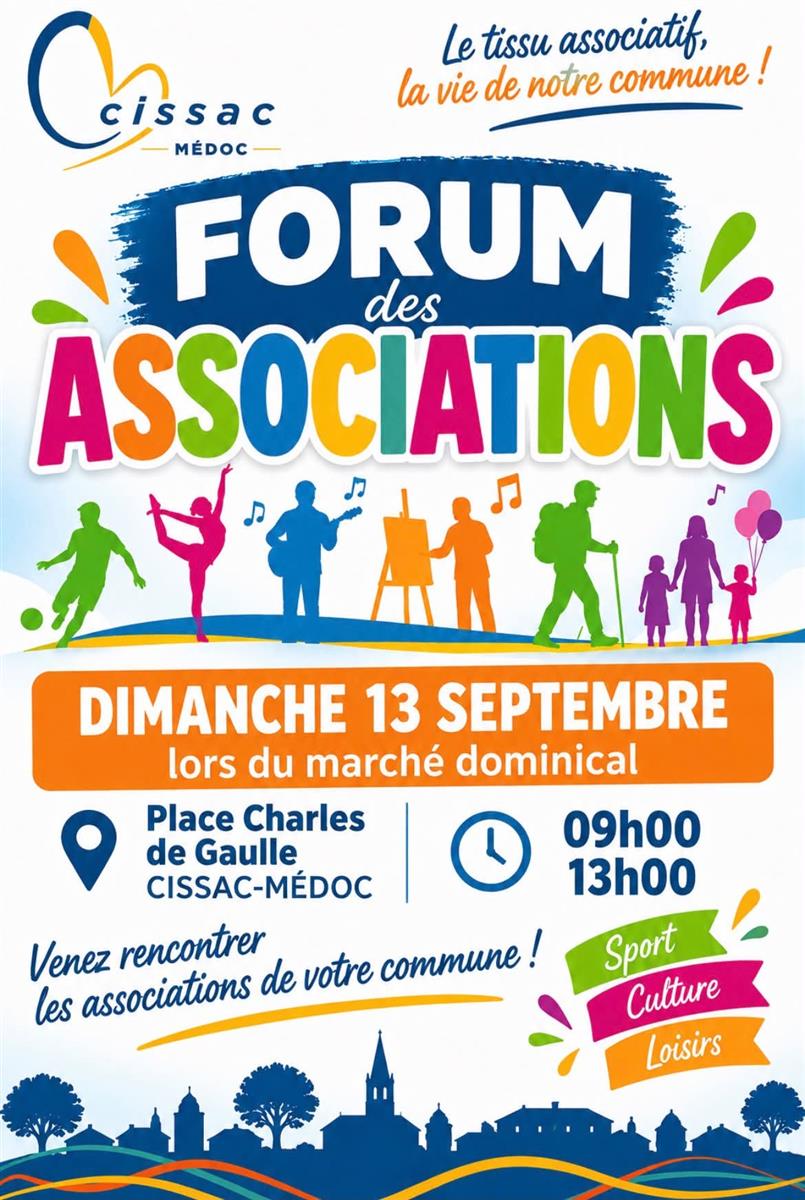Forum des associations à Cissac-Médoc