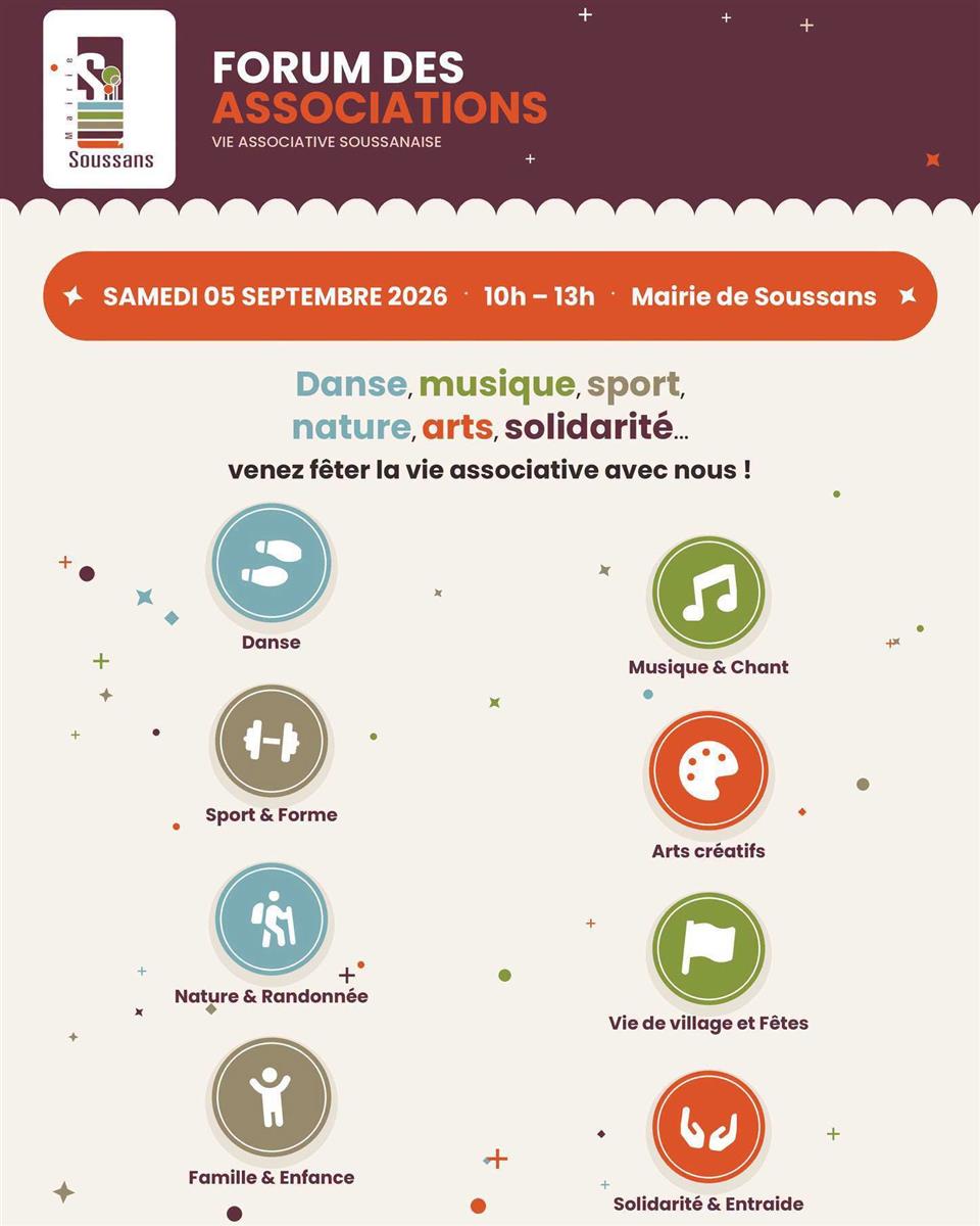 Forum des associations à Soussans