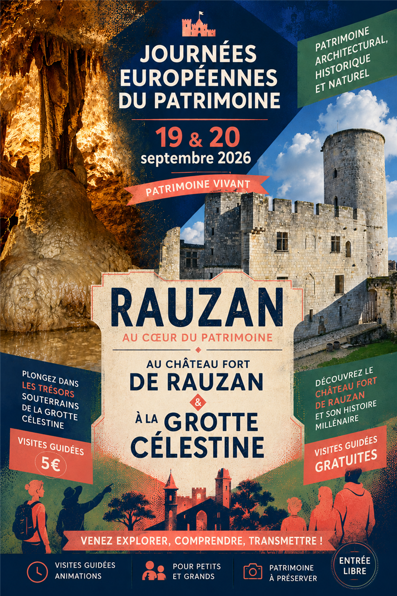 Journées du Patrimoine 2026 à Rauzan