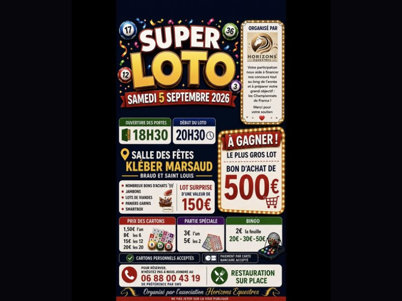 Loto de Horizons Equestres