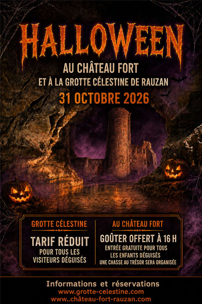🎃👻 HALLOWEEN AU CHÂTEAU FORT ET À LA GROTTE CÉ ...