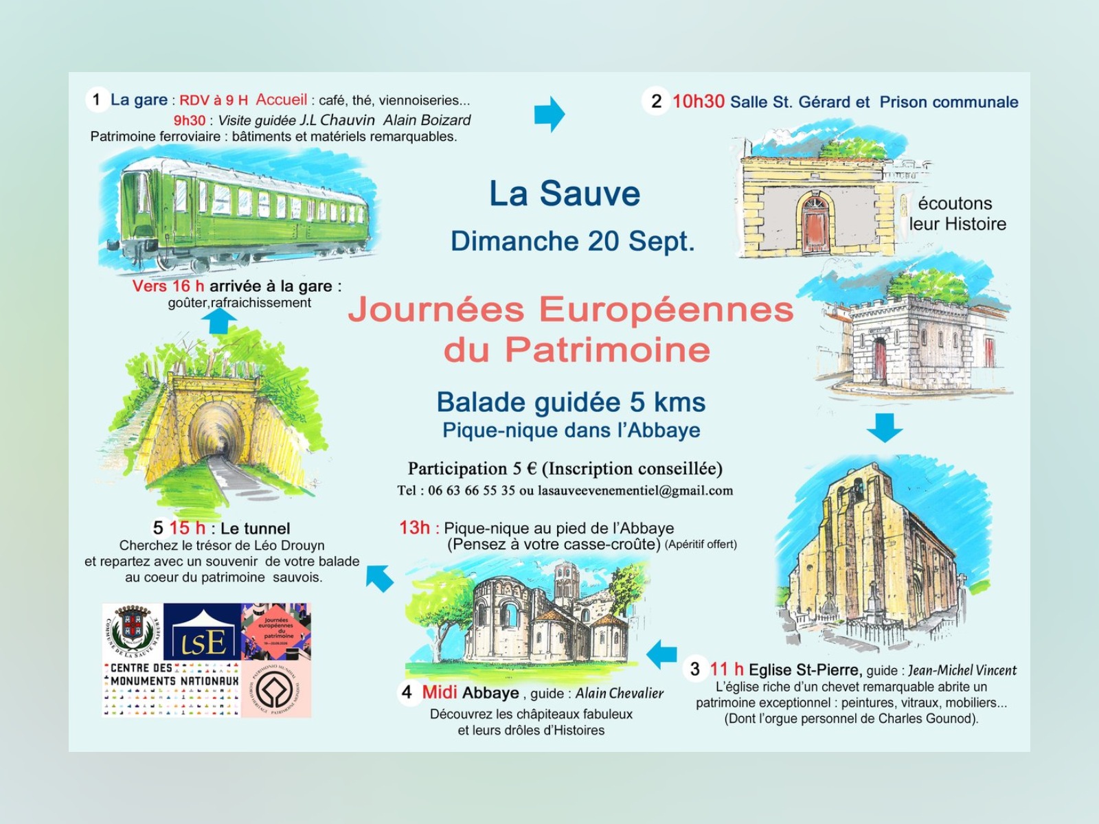 Balade guidée de La Sauve à l'occasion des Jou ...