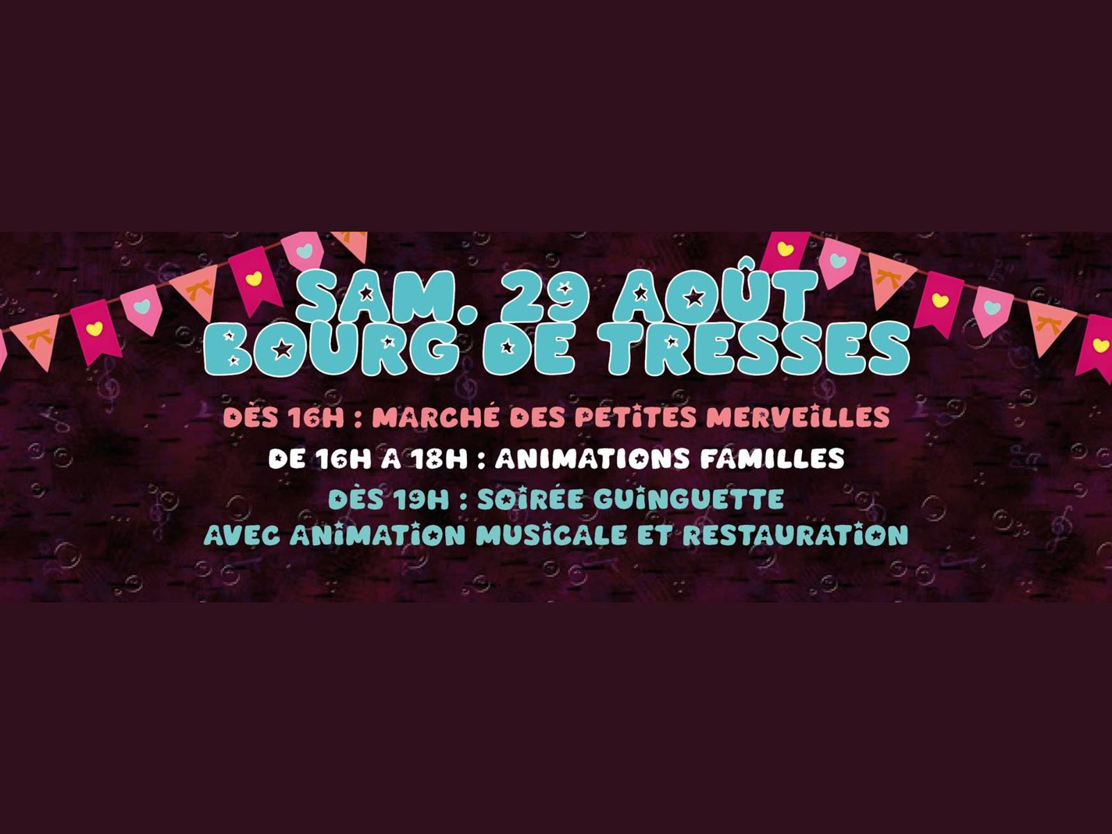 Animations famille et soirée guinguette